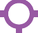 Real FAA sectional chart symbol for a non-towered airport — magenta circle with tick marks